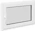 vidaXL RISOR Kellerfenster 90x50cm PVC weiß (42047202)