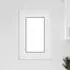vidaXL RISOR Kellerfenster Kipp-Dreh 50x75cm, weiß (42047186)