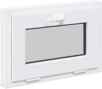 vidaXL RISOR Kellerfenster PVC weiß 60x40cm (42047263)
