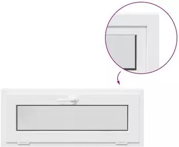 vidaXL RISOR Kippfenster Keller 110x45cm