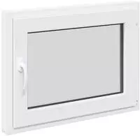 vidaXL Kellerfenster Innenseite Farbe Wei&szlig; RISOR 80 x 50 cm