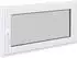 vidaXL RISOR Kellerfenster weiß, PVC und Glas, 110x70cm (42047259)