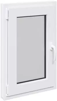 vidaXL RISOR Kellerfenster 50x75cm PVC weiß (42047229)