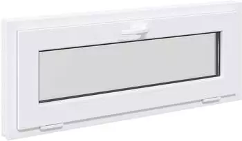 vidaXL Risor Kellerfenster PVC wei&szlig; 110x40cm (42047225)
