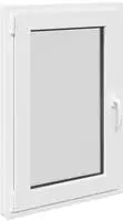 vidaXL Kellerfenster Innenseite Farbe Wei&szlig; RISOR 60 x 100 cm