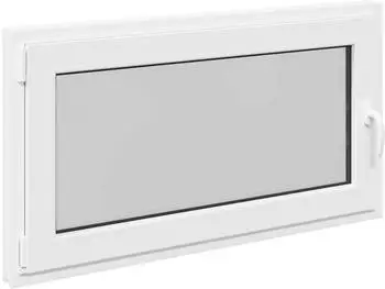 vidaXL RISOR Dachfenster PVC & Glas weiß 110x50cm (42047256)