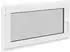 vidaXL RISOR Dachfenster PVC & Glas weiß 110x50cm (42047256)