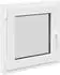 vidaXL RISOR Kellerfenster 60x60cm PVC weiß (42047231)