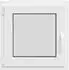 vidaXL RISOR Kellerfenster 60x60cm PVC weiß (42047231)