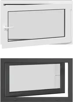 vidaXL RISOR Dachfenster PVC antrazit 100x70cm (42047335)