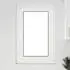 vidaXL RISOR Kellerfenster Dreh-Kipp 60x90cm PVC weiß (42047234)