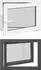 vidaXL RISOR Kellerfenster PVC/Glas, anthrazit, 80x50cm (42047280)