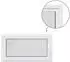 vidaXL RISOR Kellerfenster PVC und Glas 110x55cm