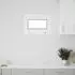 vidaXL RISOR Kellerfenster weiß, PVC und Glas, 60x40cm (42047345)