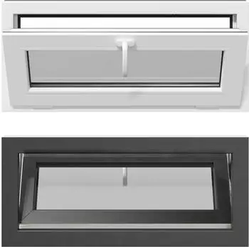 vidaXL RISOR Kellerfenster wei&szlig; 90x40cm (42047346)