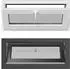 vidaXL RISOR Kellerfenster weiß 90x40cm (42047346)