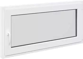 vidaXL RISOR Kellerfenster weiß, PVC und Glas, 120x60cm (42047219)
