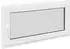 vidaXL RISOR Kellerfenster weiß, PVC und Glas, 120x60cm (42047219)