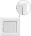 vidaXL RISOR Kellerfenster weiß, PVC und Glas, 60x50cm (42047814)