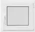 vidaXL RISOR Kellerfenster weiß, PVC und Glas, 60x50cm (42047814)