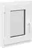 vidaXL RISOR Kellerfenster weiß, PVC und Glas, 50x60cm (42047941)