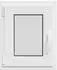 vidaXL RISOR Kellerfenster weiß, PVC und Glas, 50x60cm (42047941)