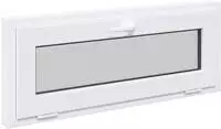 vidaXL Kellerfenster Innenseite Farbe Wei&szlig; RISOR 110 x 40 cm