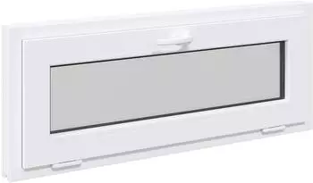 vidaXL RISOR Kellerfenster 110x40cm, PVC, wei&szlig; (42047266)