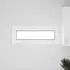 vidaXL RISOR Kellerfenster 110x40cm, PVC, weiß (42047266)