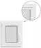 vidaXL RISOR Kellerfenster weiß, PVC und Glas, 50x60cm (42047865)