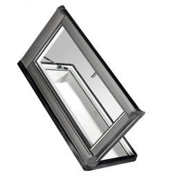 Roto WDA R38 Kunststoff Designo R3 Dachausstieg links blueLine Plus Aluminium 5/9 (54 x 98 cm)