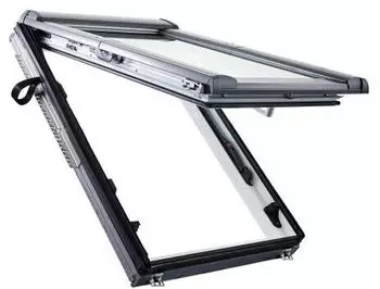 Roto WDF R88C Kunststoff Designo R8 Klapp 2-fach Comfort Aluminium 06/11 (65x118 cm)