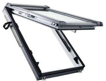 Roto WDF R88C Kunststoff Designo R8 Klapp 2-fach Comfort Aluminium 07/14 (74x140 cm)