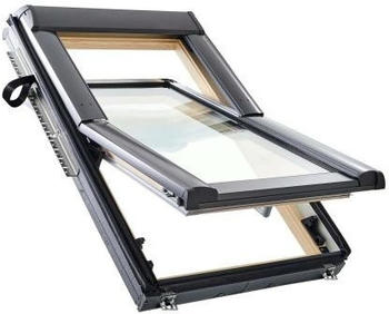 Roto WDF R66E Holz Designo R6 3-fach Acoustic Aluminium 06/11 (65x118 cm)