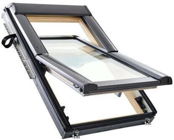 Roto WDF R66E Holz Designo R6 3-fach Acoustic Aluminium 05/09 (55x98 cm)