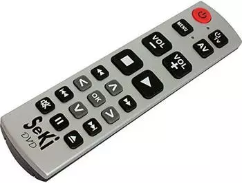 Seki DVD silber-schwarz lernfähige Universal-Fernbedienung Seki DVD silber-schwarz lernfähige Universal-Fernbedienung