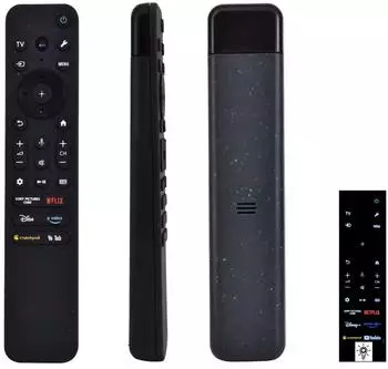 azurano Universal-Smart-TV-Fernbedienung mit Sprachsteuerung, Backlight, USB-C (RMF-TX920U)