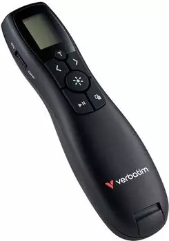 Verbatim Keynote Wireless Presenter mit LCD-Display, Laserpointer, USB-C/USB-A (32364)