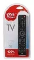 One-For-All Universalfernbedienung Evolve TV, f&uuml;r 1 Ger&auml;t, mit Lernfunktion und