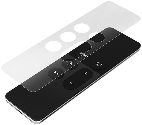 Hama Schutzfolie Slide (für Apple TV 4 Siri Remote Fernbedienung, 2 Stück, wasserabweisend, Anti-Reflex, Touch-Funktion) transparent