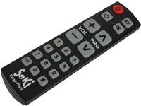 SeKi Easy Plus Universal-Fernbedienung lernf&auml;hig,gro&szlig;e Tasten + 1-9,schwarz
