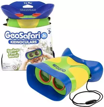 Educational Insights GeoSafari Jr. Kidnoculars Fernglas für Kinder 2-fache Vergrößerung (5260)