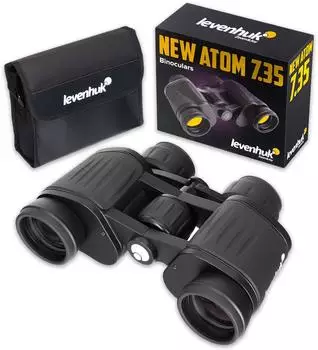 Levenhuk New Atom 7x35 Fernglas BaK4-Prismen, FMC-Linse (84616)