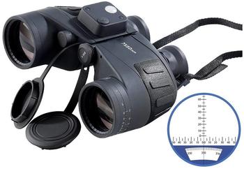 Zavarius Marine-Fernglas FG-500.bM, 7 x 50, mit Kompass & Entfernungsmesser