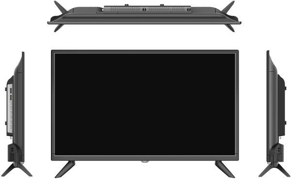 Full-HD-Fernseher Bedienung & Display Reflexion LED2423