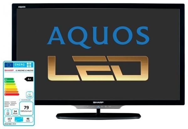 LCD-Fernseher Display & Bewertungen Sharp LC-40LE540E