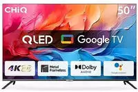 Chiq U50QM8V 50" 127cm 16:9 UHD QLED Google TV bk