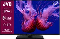 JVC Fernseher LT-VUQ3455 QLED TiVo Smart TV 4K UHD (43 Zoll) schwarz,