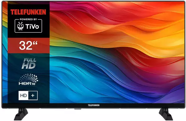Telefunken Fernseher 32 Zoll Smart TV powered by TiVo (Full HD, HDR ...
