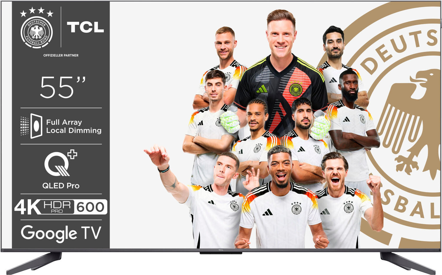 TCL 55T8B: 4K-Fernseher mit Quantenpunkt-Technologie